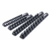 Ko-Ken Magnetic Aluminum Rail 1/4 Plastic Clip x 12 pieces 200mm RSAL200-1/4X12